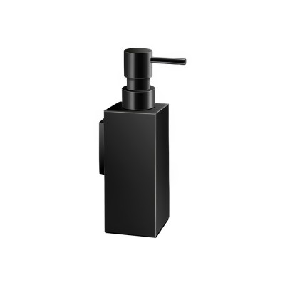 Επιτοίχιο Ντισπένσερ 250ml W5xD6.5xH18.5cm Black Mat Sanco Bathroom Set 91353-M116