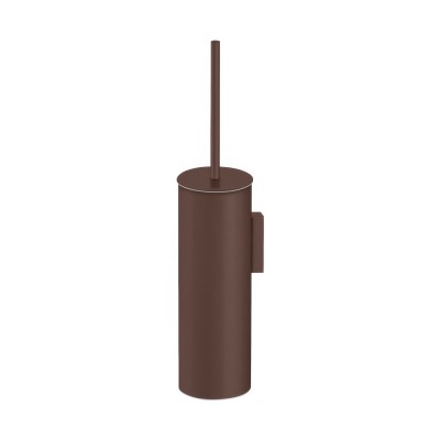 Επιτοίχιο Πιγκάλ Βαρέως Τύπου (AISI 304) Ø8xH39.5cm Wenge Grained Sanco Toilet Brush Holders 91518-A75