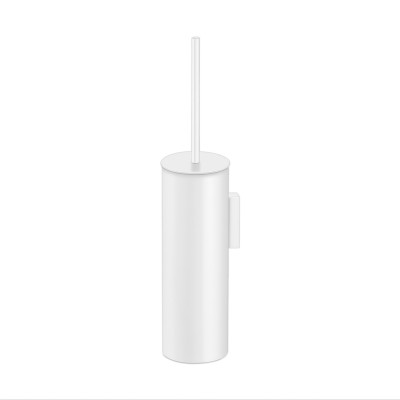 Επιτοίχιο Πιγκάλ Βαρέως Τύπου (AISI 304) Ø8xH39.5cm White Mat Sanco Toilet Brush Holders 91518-M101