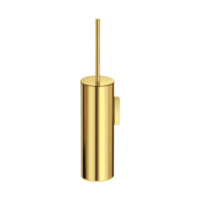 Επιτοίχιο Πιγκάλ Βαρέως Τύπου (AISI 304) Ø8xH39.5cm PVD Golden Brass Polished Sanco Toilet Brush Holders 91518-PVD-02PL