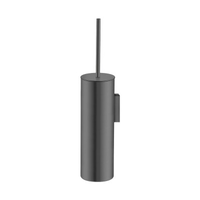 Επιτοίχιο Πιγκάλ Βαρέως Τύπου (AISI 304) Ø8xH39.5cm PVD Gun Metal Brushed Sanco Toilet Brush Holders 91518-PVD-05BR