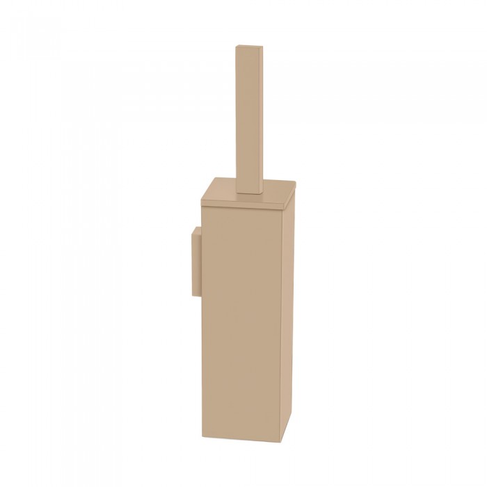 Επιτοίχιο Πιγκάλ Βαρέως Τύπου (AISI 304) W8xD8xH39.5cm Mocha Mat Sanco Toilet Brush Holders 91572-M103