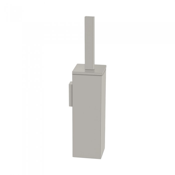 Επιτοίχιο Πιγκάλ Βαρέως Τύπου (AISI 304) W8xD8xH39.5cm Cement Gray Mat Sanco Toilet Brush Holders 91572-M104