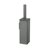 Επιτοίχιο Πιγκάλ Βαρέως Τύπου (AISI 304) W8xD8xH39.5cm Anthracite Grained Sanco Toilet Brush Holders 91572-M118