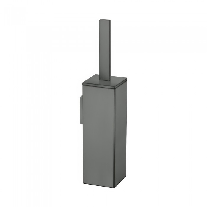 Επιτοίχιο Πιγκάλ Βαρέως Τύπου (AISI 304) W8xD8xH39.5cm Anthracite Grained Sanco Toilet Brush Holders 91572-M118