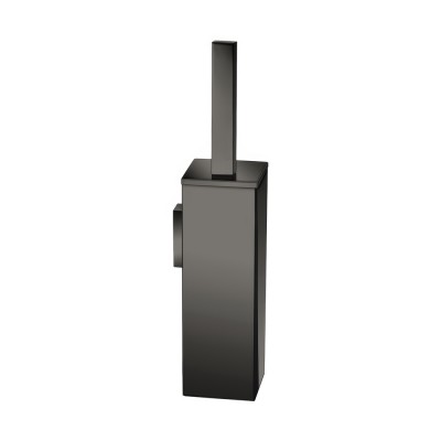 Επιτοίχιο Πιγκάλ Βαρέως Τύπου (AISI 304) W8xD8xH39.5cm PVD Gun Metal Polished Sanco Toilet Brush Holders 91572-PVD-05PL