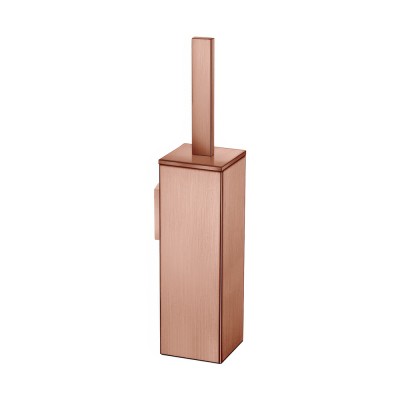 Επιτοίχιο Πιγκάλ Βαρέως Τύπου (AISI 304) W8xD8xH39.5cm PVD Red Copper Brushed Sanco Toilet Brush Holders 91572-PVD-10BR