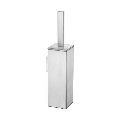 Επιτοίχιο Πιγκάλ Βαρέως Τύπου (AISI 304) W8xD8xH39.5cm PVD Nickel Steel Sanco Toilet Brush Holders 91572-PVD-11BR