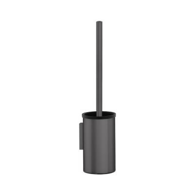 Πιγκάλ Επιτοίχιο Ø9xH36cm Graphite Dark Sanco Toilet Brush Holders 91593-122
