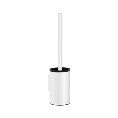 Πιγκάλ Επιτοίχιο Ø9xH36cm White Mat Sanco Toilet Brush Holders 91593-M101