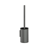 Πιγκάλ Επιτοίχιο Ø9xH36cm Anthracite Grained Sanco Toilet Brush Holders 91593-M118