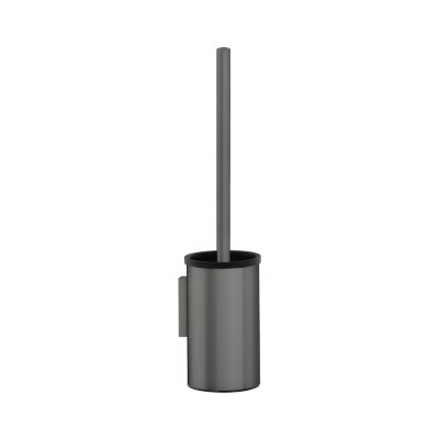 Πιγκάλ Επιτοίχιο Ø9xH36cm Anthracite Grained Sanco Toilet Brush Holders 91593-M118