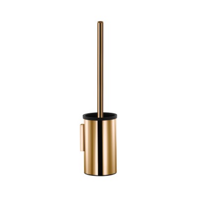 Πιγκάλ Επιτοίχιο Ø9xH36cm PVD Warm Bronze Polished Sanco Toilet Brush Holders 91593-PVD-01PL