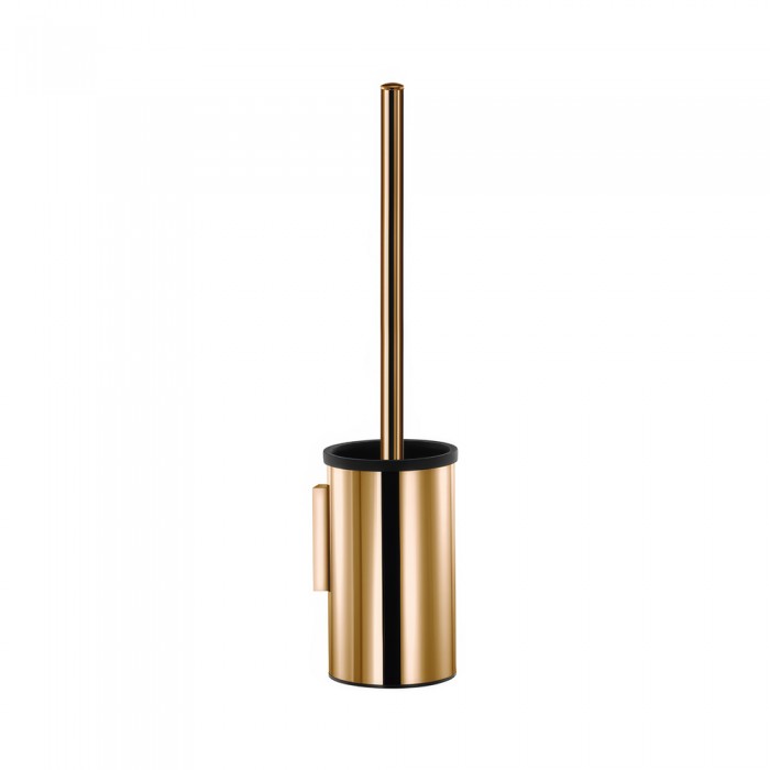 Πιγκάλ Επιτοίχιο Ø9xH36cm PVD Warm Bronze Polished Sanco Toilet Brush Holders 91593-PVD-01PL
