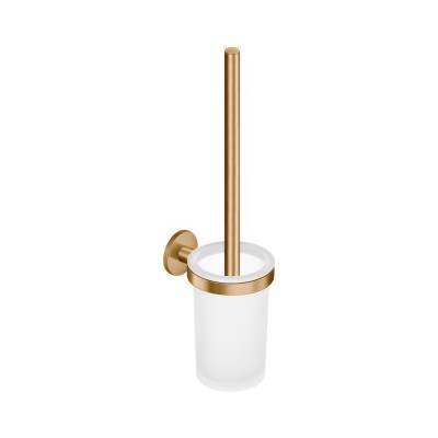 Πιγκάλ Επιτοίχιο W9xD12xH37cm PVD Warm Bronze Brushed Sanco Toilet Brush Holders 91595-PVD-01BR