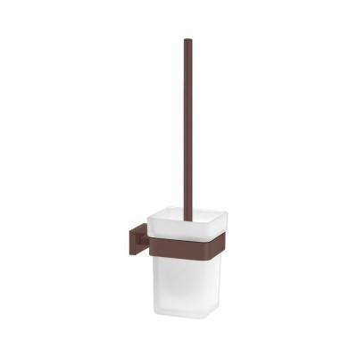 Πιγκάλ Επιτοίχιο W9.5xD13xH37cm Wenge Grained Sanco Toilet Brush Holders 91596-A75