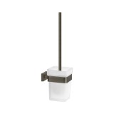Πιγκάλ Επιτοίχιο W9.5xD13xH37cm Dark Bronze Mat Sanco Toilet Brush Holders 91596-DM25