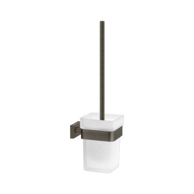 Πιγκάλ Επιτοίχιο W9.5xD13xH37cm Dark Bronze Mat Sanco Toilet Brush Holders 91596-DM25