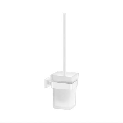 Πιγκάλ Επιτοίχιο W9.5xD13xH37cm White Mat Sanco Toilet Brush Holders 91596-M101