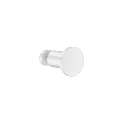 Πόμολο - Άγκιστρο για τζάμι Ø3.5xD3.5cm White Mat Sanco Glass Door Accessories GL0670-M101