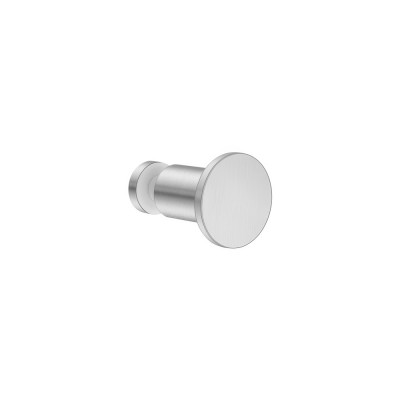 Πόμολο - Άγκιστρο για τζάμι Ø3.5xD3.5cm PVD Nickel Steel Sanco Glass Door Accessories GL0670-PVD-11BR