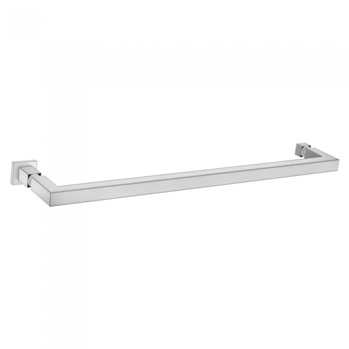 Λαβή - Πετσετοθήκη για τζάμι W52xD6cm PVD Nickel Steel Sanco Glass Door Accessories GL0723-PVD-11BR