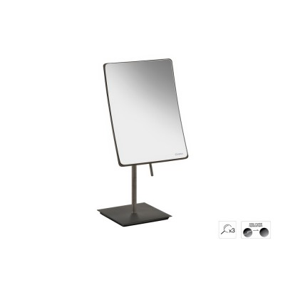 Επικαθήμενος Μεγεθυντικός Καθρέπτης x3 W15xD15xH35cm Dark Bronze Mat Sanco Cosmetic mirrors MR-303-DM25
