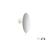 Επιτοίχιος Μεγεθυντικός Καθρέπτης x3 Ø20xD12cm Beige Mat Sanco Cosmetic mirrors MR-702-M102