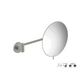 Επιτοίχιος Μεγεθυντικός Καθρέπτης x3 Ø20xD31cm Cement Gray Mat Sanco Cosmetic mirrors MR-705-M104