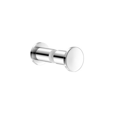 Διπλό Πόμολο - Άγκιστρο για τζάμι Ø3.5xD3.5cm Chrome Sanco Glass Door Accessories SET-GL0670-A03