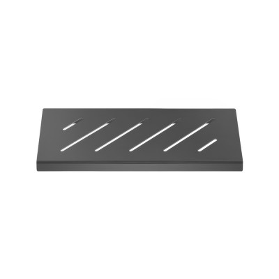 Σπογγοθήκη (AISI 304) W29xD13xH3cm Graphite Dark Sanco Shower Shelves SH-0101-122