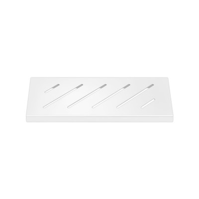 Σπογγοθήκη (AISI 304) W29xD13xH3cm White Mat Sanco Shower Shelves SH-0101-M101