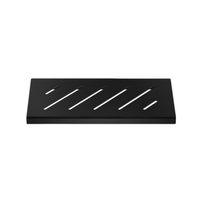 Σπογγοθήκη (AISI 304) W29xD13xH3cm Black Mat Sanco Shower Shelves SH-0101-M116