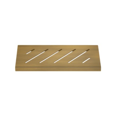 Σπογγοθήκη (AISI 304) W29xD13xH3cm Bronze Mat Sanco Shower Shelves SH-0101-M25