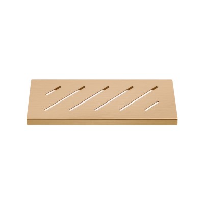 Σπογγοθήκη (AISI 304) W29xD13xH3cm PVD Warm Bronze Brushed Sanco Shower Shelves SH-0101-PVD-01BR