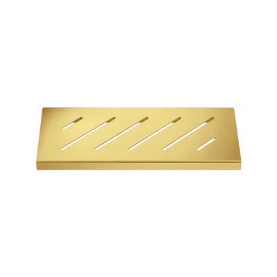 Σπογγοθήκη (AISI 304) W29xD13xH3cm PVD Golden Brass Polished Sanco Shower Shelves SH-0101-PVD-02PL