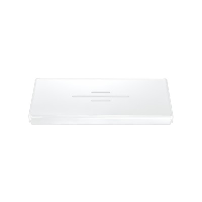 Σπογγοθήκη (AISI 304) W29xD13xH3cm White Mat Sanco Shower Shelves SH-0103-M101