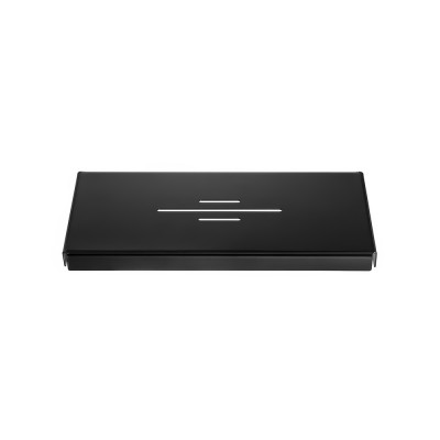 Σπογγοθήκη (AISI 304) W29xD13xH3cm Black Mat Sanco Shower Shelves SH-0103-M116