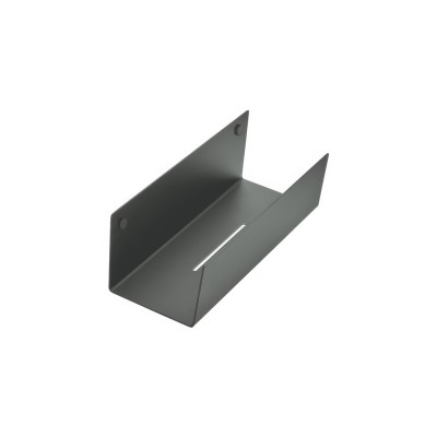 Σπογγοθήκη σε σχήμα U (AISI 304) W30xD11xH10cm Anthracite Grained Sanco Shower Shelves SH-0104-M118