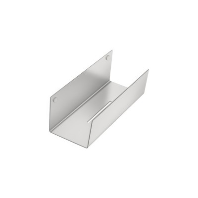 Σπογγοθήκη σε σχήμα U (AISI 304) W30xD11xH10cm PVD Nickel Steel Sanco Shower Shelves SH-0104-PVD-11BR