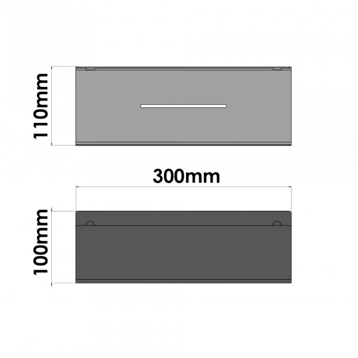 Σπογγοθήκη σε σχήμα U (AISI 304) W30xD11xH10cm Mat Inox Sanco Shower Shelves SH-0104-M90