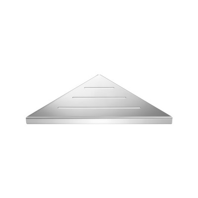 Σπογγοθήκη Γωνιακή (AISI 304) W30xD16xH2cm Inox Sanco Shower Shelves SH-0201-A90