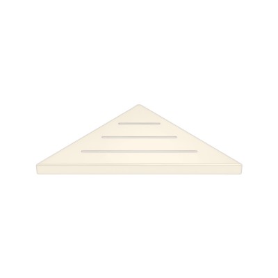 Σπογγοθήκη Γωνιακή (AISI 304) W30xD16xH2cm Beige Mat Sanco Shower Shelves SH-0201-M102