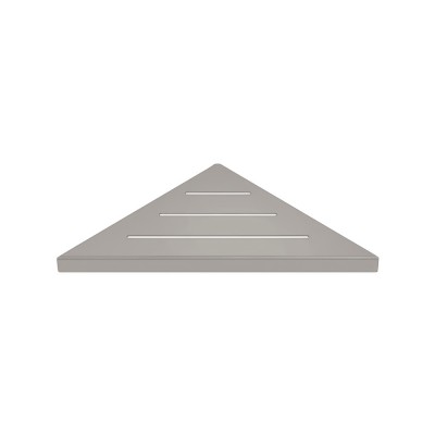 Σπογγοθήκη Γωνιακή (AISI 304) W30xD16xH2cm Cement Gray Mat Sanco Shower Shelves SH-0201-M104