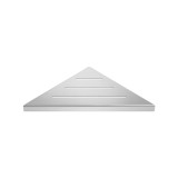 Σπογγοθήκη Γωνιακή (AISI 304) W30xD16xH2cm Mat Inox Sanco Shower Shelves SH-0201-M90