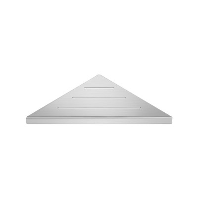 Σπογγοθήκη Γωνιακή (AISI 304) W30xD16xH2cm Mat Inox Sanco Shower Shelves SH-0201-M90