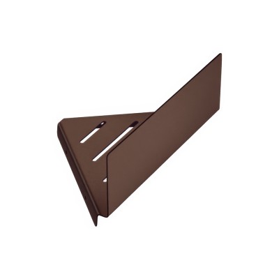 Σπογγοθήκη Γωνιακή (AISI 304) W30xD16xH12cm Wenge Grained Sanco Shower Shelves SH-0202-A75