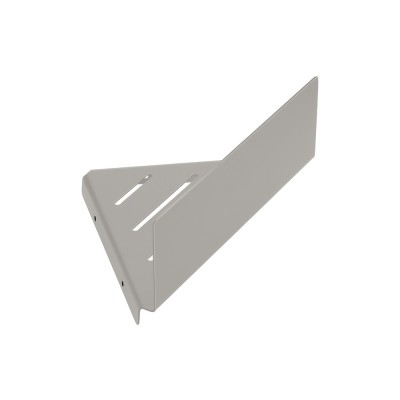 Σπογγοθήκη Γωνιακή (AISI 304) W30xD16xH12cm Cement Gray Mat Sanco Shower Shelves SH-0202-M104