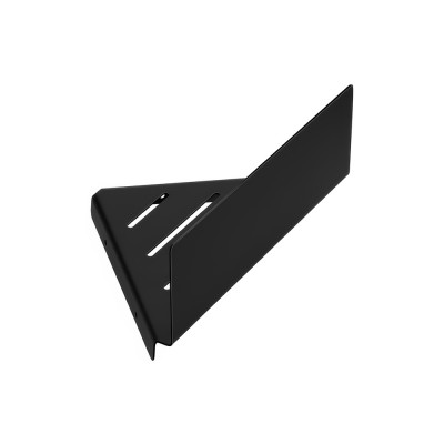 Σπογγοθήκη Γωνιακή (AISI 304) W30xD16xH12cm Black Mat Sanco Shower Shelves SH-0202-M116