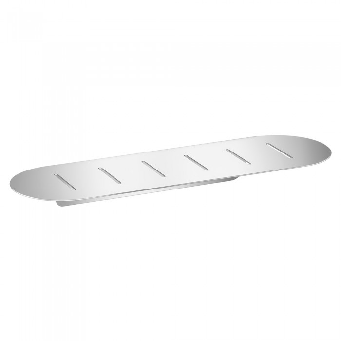 Σπογγοθήκη Οβάλ (AISI 304) W40xD12.5xH4.5cm Inox Sanco Shower Shelves SH-0301-A90
